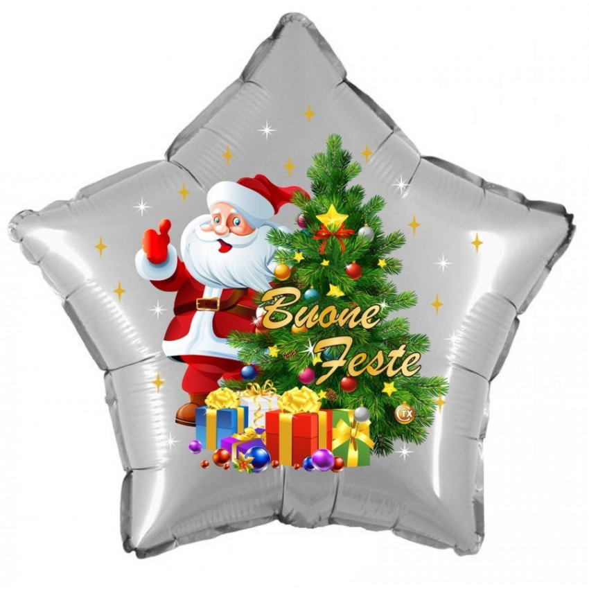 Palloncini Mylar CTX+ - Albero di Babbo Natale (18”)